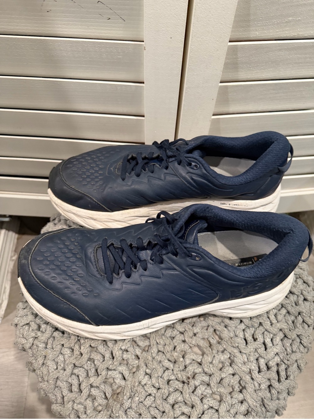 Hoka Men's Navy Athletic Running Sneakers - Picture 2 of 6